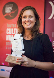 Emilie, Lauréate du Prix de l'Intrapreneuse du Digital 2015